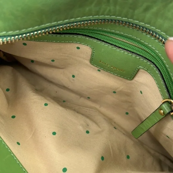 KATE SPADE Women’s Small Wynn Sutton Green Handbag Tote purse - Picture 11 of 16